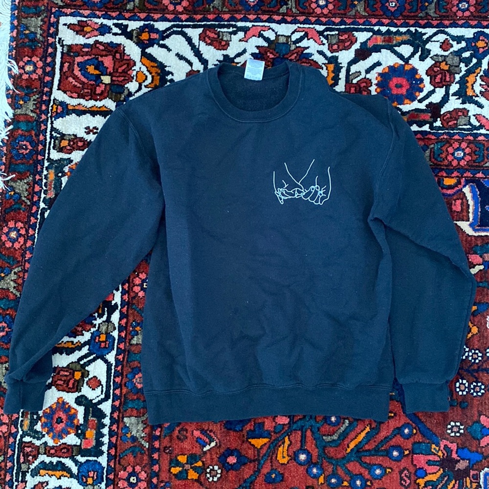 Black crew neck